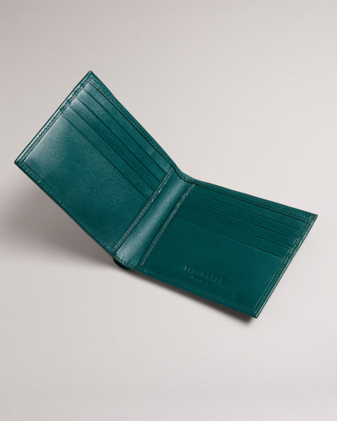<P>T Leather Bifold Wallet</P>
